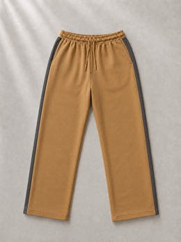 Pantalón Combinado - Beige Gris Oscuro - beige-gris-oscuro-3.png