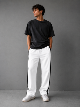 Pantalón Combinado - Blanco Negro - blanco-negro-1.png