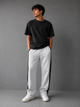 Pantalón Combinado - Gris Claro Negro - gris-claro-negro-1.png