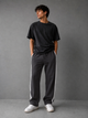 Pantalón Combinado - Gris Oscuro Blanco - gris-oscuro-blanco-1.png
