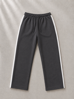 Pantalón Combinado - Gris Oscuro Blanco - gris-oscuro-blanco-4.png