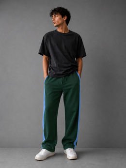 Pantalón Combinado - Verde Militar Azul Claro - verde-militar-azul-claro-1.png